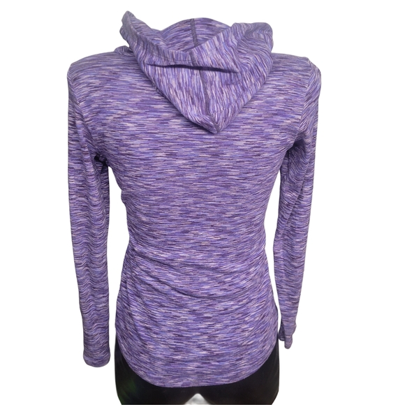 Columbia Purple Long Sleeve Lightweight  Hooded Activewear Top S - Picture 5 of 6
